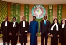 À Abuja, Bassirou Diomaye Faye installe cinq nouveaux juges de la CEDEAO